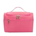thumbnail image 1 of Makeup Storage Organizer with Handle Waterproof Oxford Cloth Comfortable Handheld Cosmetic Container Bag for Home, 1 of 8