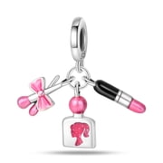 Makeup Three - Piece Set Charm, Compatible with Most Bracelet, Charm for Bracelet