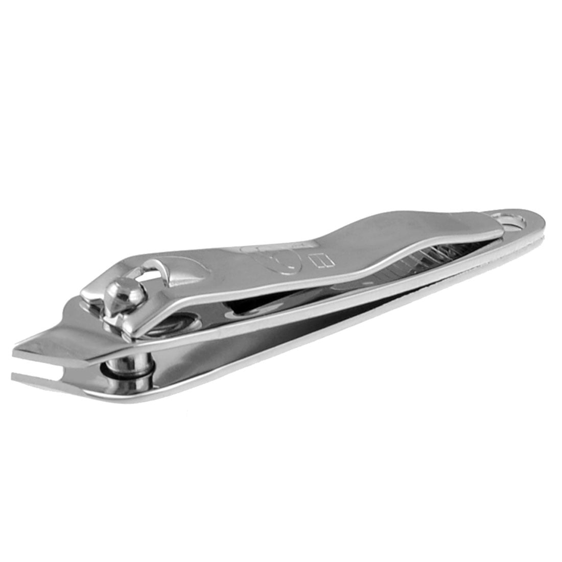 Makeup Tool Slanted Tip Silver Tone Fingernail Toe Nail Clippers