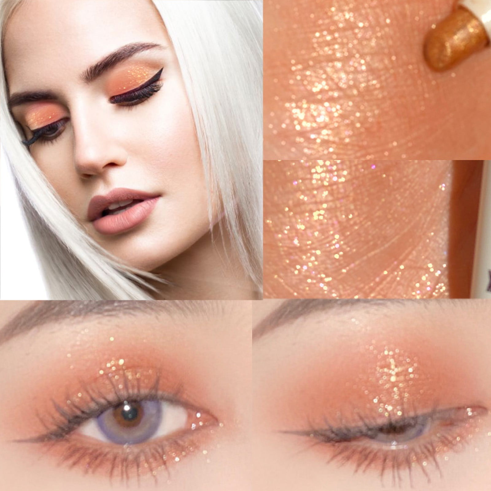 Makeup Two Faced Glitter Highlighter Brush Eye Glitter Gel Highlighter