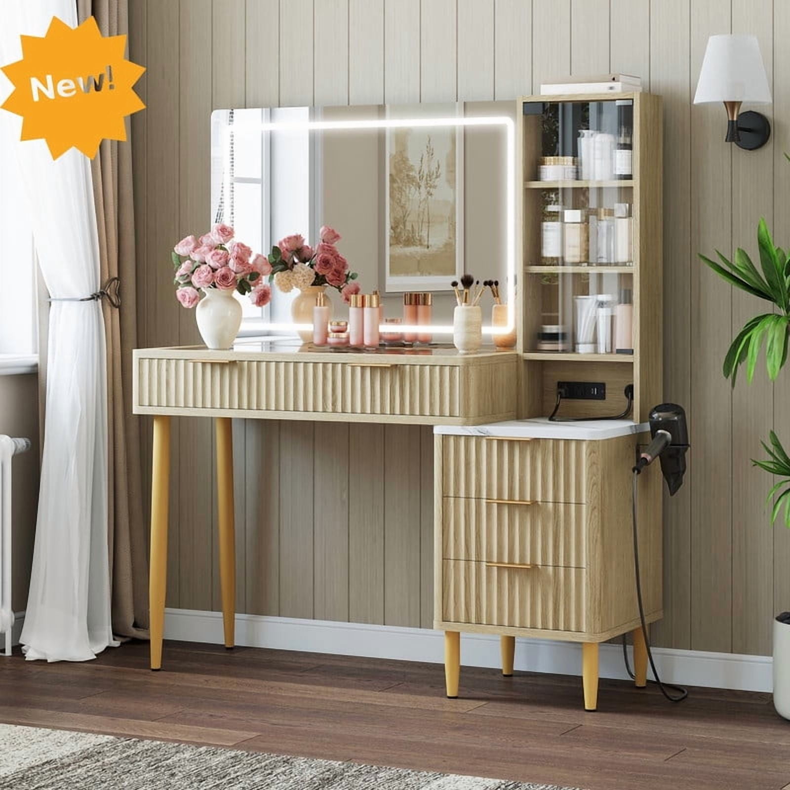 wooden dressing table design with light 36 Best Dressing table lights ideas