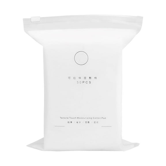 Makeup Wet Cotton Pads Stretchable for Face Thin Makeup Remover Cotton Pad Stretch Wet Compress 3.9 * 3.9in Makeup Wet Stretchable for Face-40 Pcs