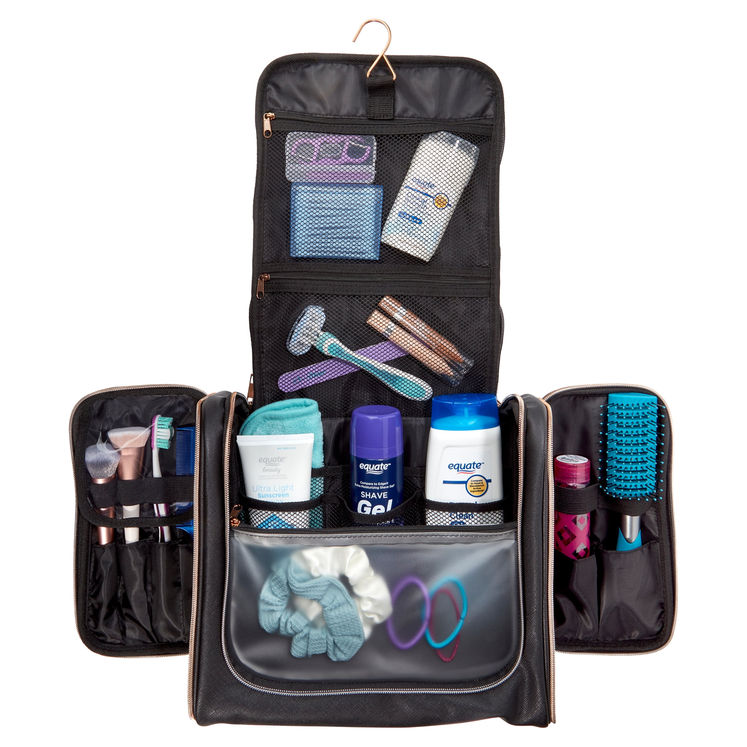 Walmart Makeup and Cosmetic Carry All Travel Toiletry Bag with Hanging ...
