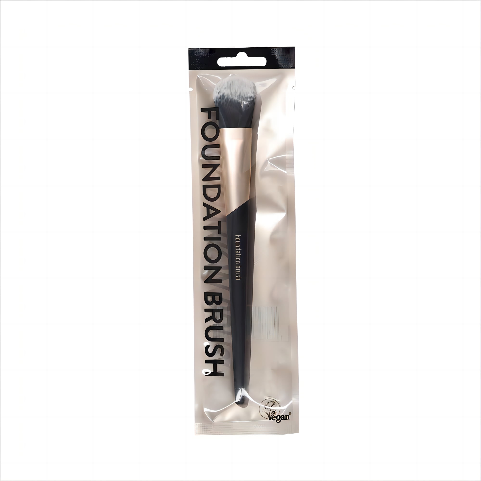 Walmart Foundation Makeup & Cosmetic Brush for Smooth & Even Complexion, Black, 1 Count