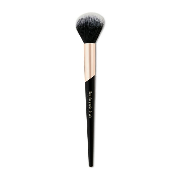 Walmart Makeup and Cosmetic Rounded Powder Brush, Black, 1 Count