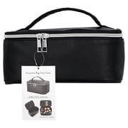 Cosmetic Bag Train Case, Black