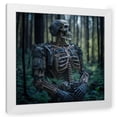 thumbnail image 1 of Maki 12x12 White Modern Wood Framed Wall Art Titled - Spoils Of War I, 1 of 6