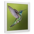 thumbnail image 1 of Maki 12x14 White Modern Wood Framed Wall Art Titled - The Slight Hum I, 1 of 6