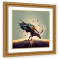 thumbnail image 1 of Maki 15x15 Gold Ornate Wood Framed With Double Matting Wall Art Titled - The Art Of Accidents Iii, 1 of 6