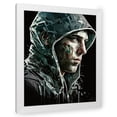 thumbnail image 1 of Maki 20x24 White Modern Wood Framed Wall Art Titled - Slim Shady Iii, 1 of 6