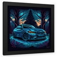 thumbnail image 1 of Maki 26x26 Black Modern Wood Framed Wall Art Titled - Surreal Bmw 3 Series Amg Iv, 1 of 6