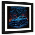 thumbnail image 1 of Maki 26x26 Black Ornate Wood Framed With Double Matting Wall Art Titled - Surreal Bmw 3 Series Amg Ii, 1 of 6