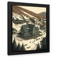 thumbnail image 1 of Maki 26x31 Black Modern Wood Framed Wall Art Titled - Winter_S Profits Iii, 1 of 6