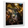 thumbnail image 1 of Maki 26x31 White Modern Wood Framed Wall Art Titled - The Slight Hum Iv, 1 of 6