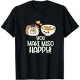 thumbnail image 1 of Maki Miso Cute Japanese Noodles Sushi Funny Food Pun Kawaii T-Shirt, 1 of 4