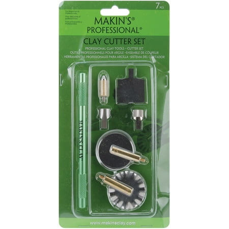 Makin's Professional Clay Cutter Kit 7pcs- , Pk 1, Makin's USA