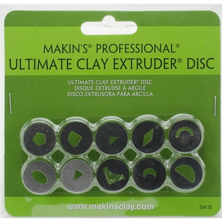 Makin's Professional Ultimate Clay Extruder Discs 10/Pkg-Set B