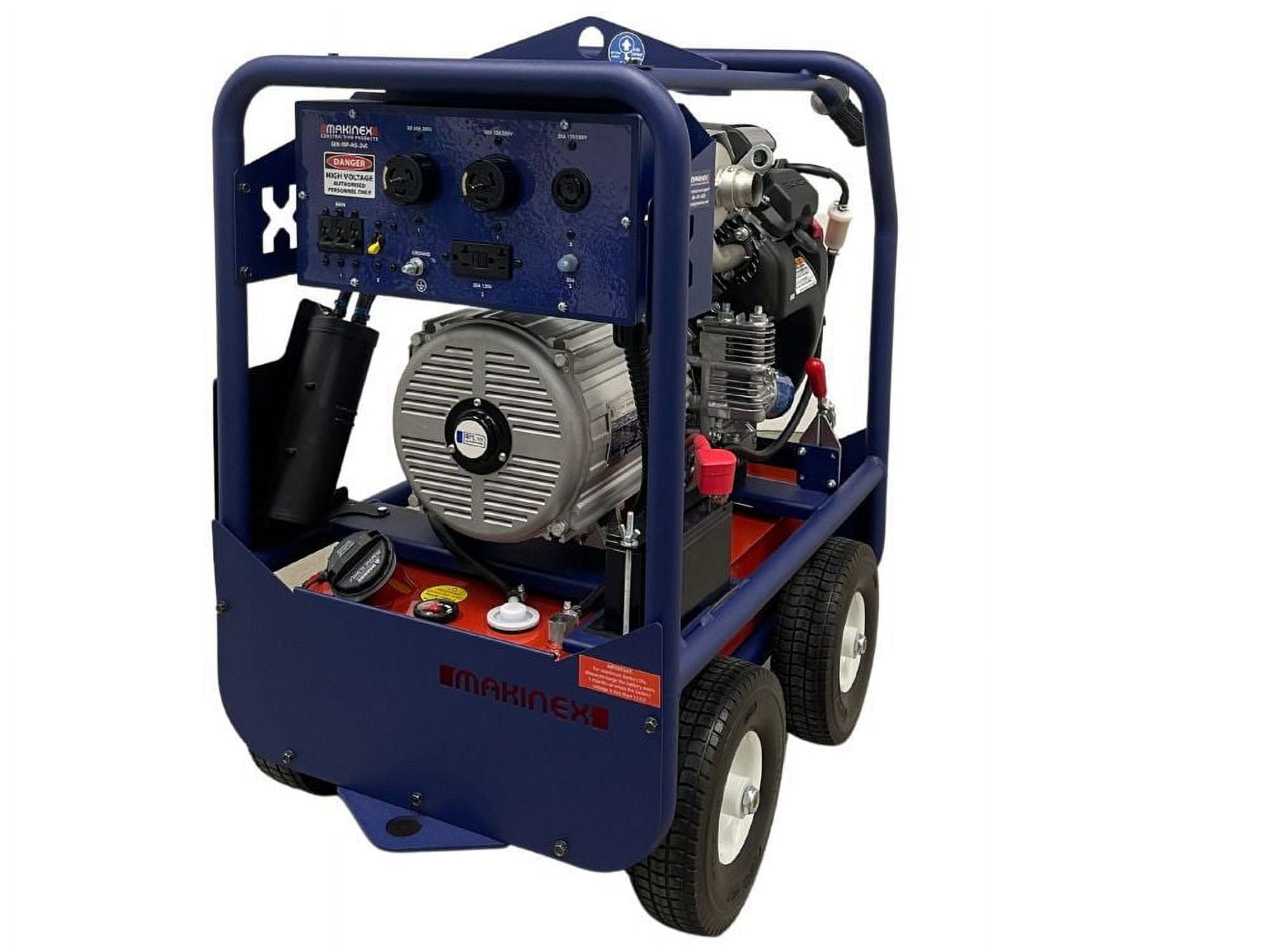 Makinex 16Kw 240V Gasoline Portable Dual Phase Generator