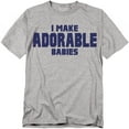 thumbnail image 1 of Making Babies T-Shirt Unisex Graphic Tee For Men & Women, 1 of 7