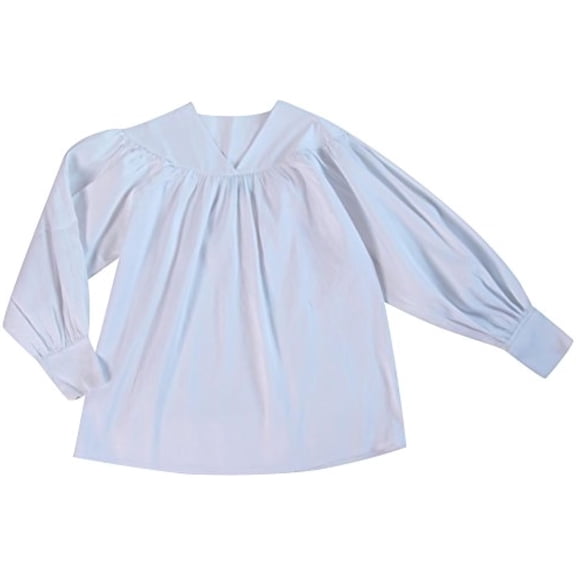 Making Believe Boys Deluxe Renaissance Shirt (X-Large 12-14, White)