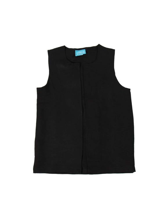 Boys Long Colonial Costume Vest (Boys Small (6-8), Black)