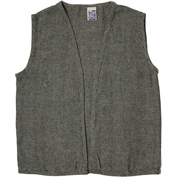 Making Believe Boys Peasant Costume Vest - Grey Tweed - Medium 6-8 | Pilgrim Outfit, Renaissance Vest, Victorian, Pioneer, Farmer Costume, 19th, and 20th Century Clothing, Newsie