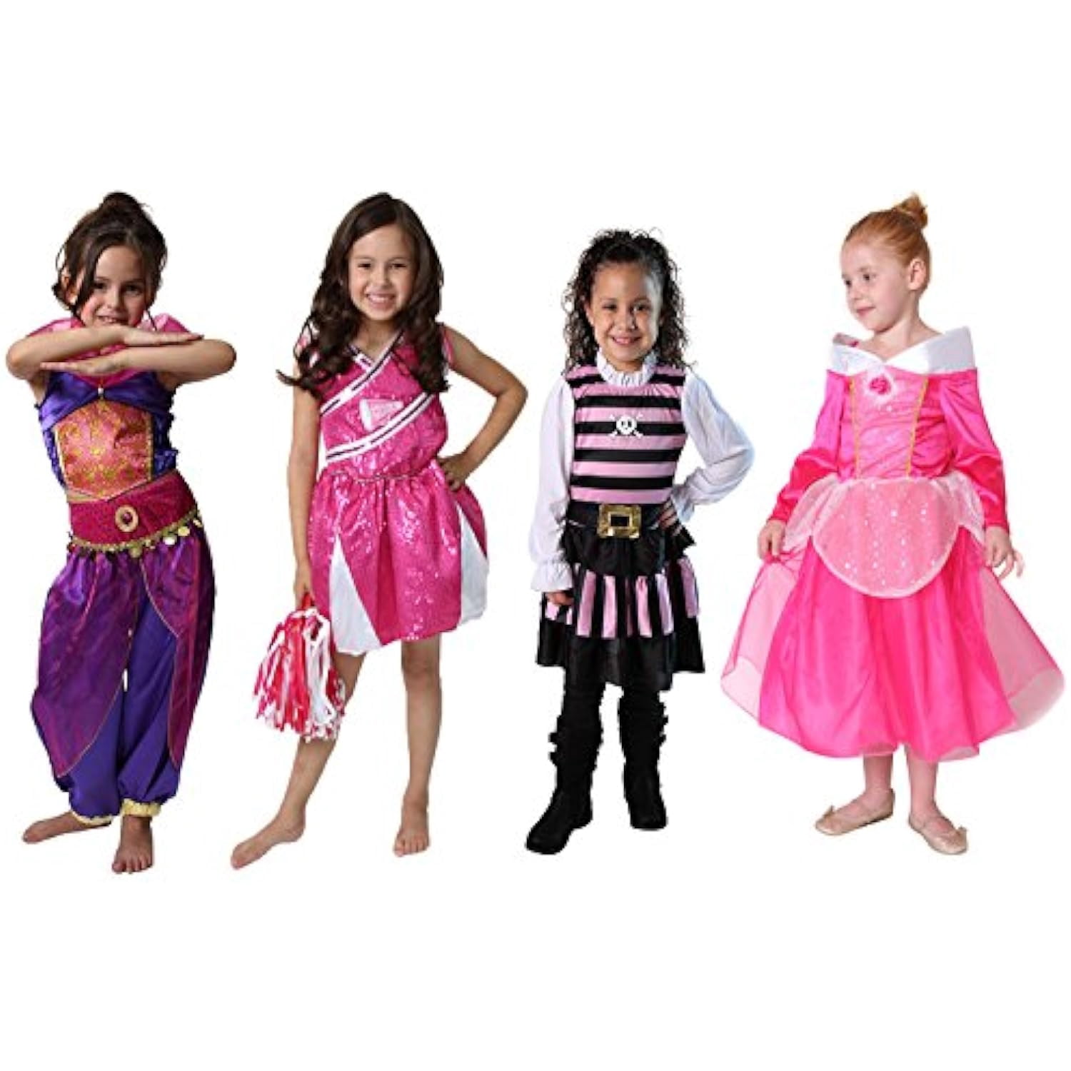 open lace back dress Amazon.com: Disney Princess Ariel & Aurora Dress Up Trunk for Pretend Play  : Toys & Games main image 0