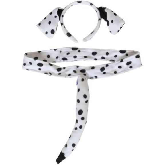 Making Believe Dalmatian Headband and Tail Costume Set