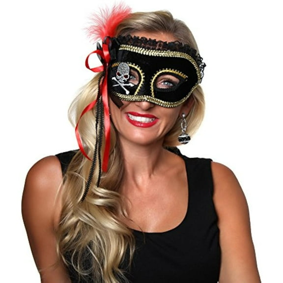 Making Believe Deluxe Pirate Half Mask