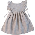 thumbnail image 1 of Making Believe Girls Pinafore Smock, Cream Calico, Girls Large 8-10, 1 of 6