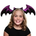 thumbnail image 1 of Making Believe Making Believe Purple Glitter Bat Headband, 1 of 3