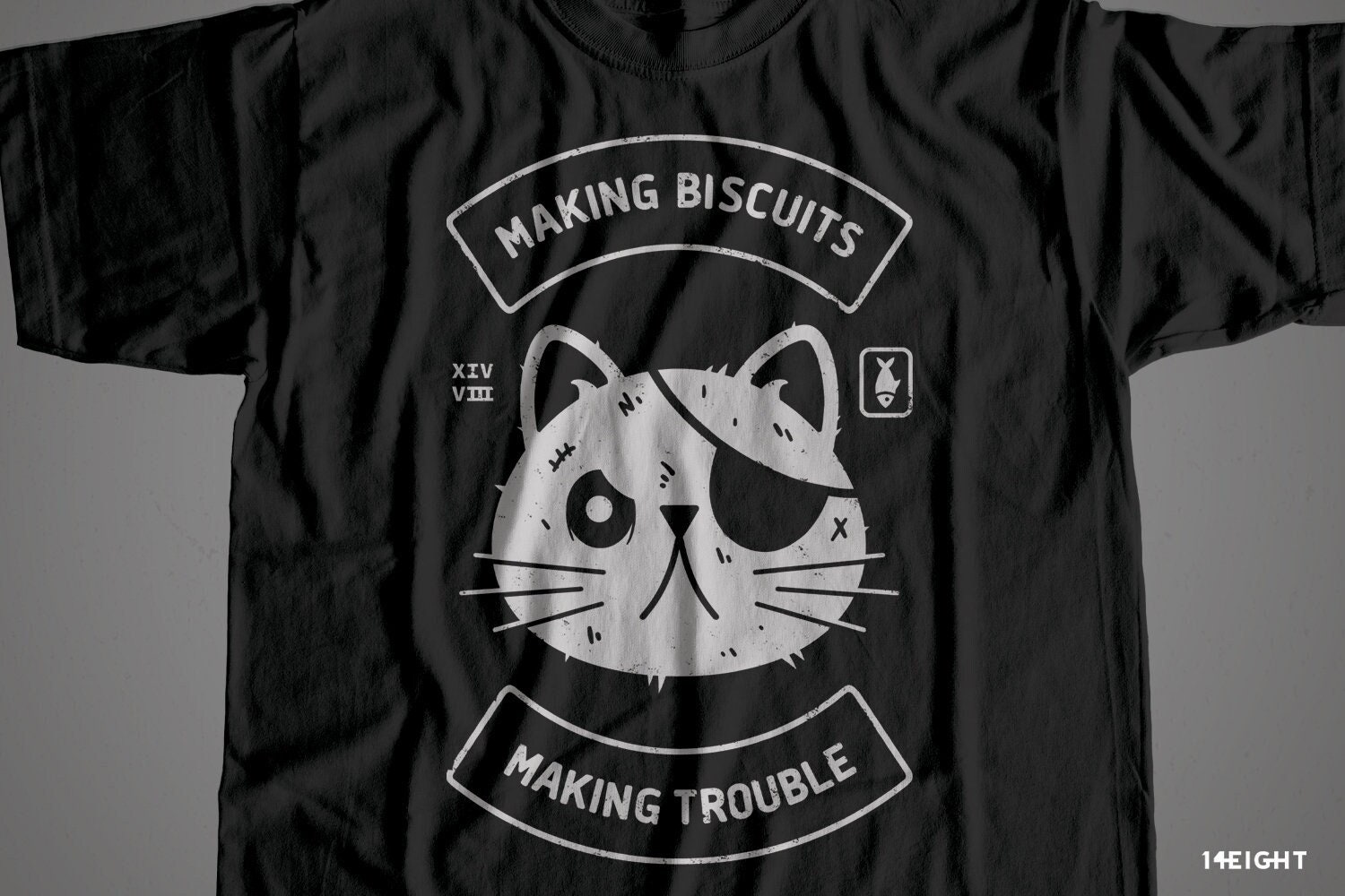 Making Biscuits cat tshirt (UK Listing) / toe beans / funny cat / cute