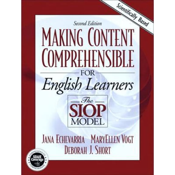 Pre-Owned Making Content Comprehensible for English Language Learners: The Siop Model (Paperback) 0205386415 9780205386413