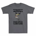 thumbnail image 1 of Making Everyone Happy Is Impossible Pissing Them Off Is Piece of Cake Tee Unisex S-5XL Hot Trending Shirt, Vintage Birthday Gift, 1 of 4