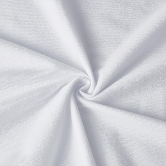 Making Fabric White Rectangle Skin Sewing Fabrics Polyester Making Clothing Accessories for DIY Handmade Crafting Home Party Decor 39.4x59inch 1pc