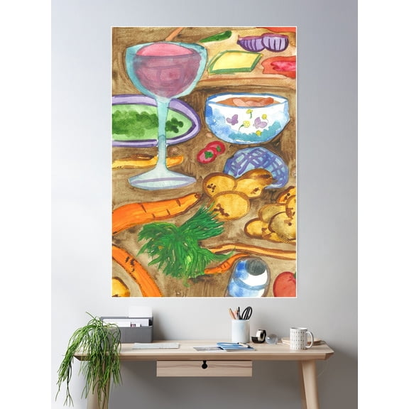 Making Goulash Poster Wall Art, Modern Wall Decor For Living Room Bedroom, 12x18 UNFRAMED