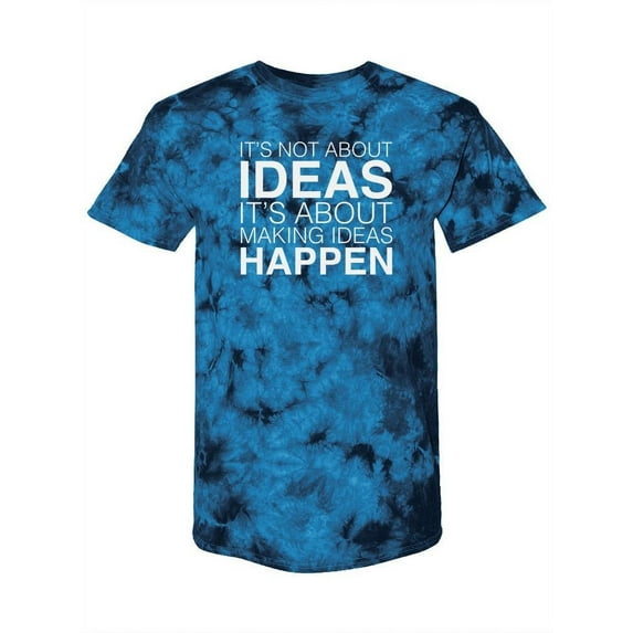 Making Ideas Happen Tie-Dye Crystal Men -Smartprints Designs, Male XX-Large
