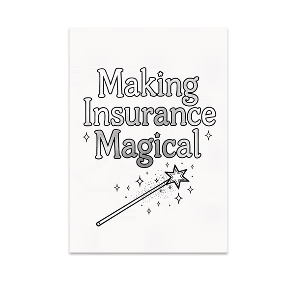 Making Insurance Magical Wall Art - Insurance Agent - 13x19 Poster Print