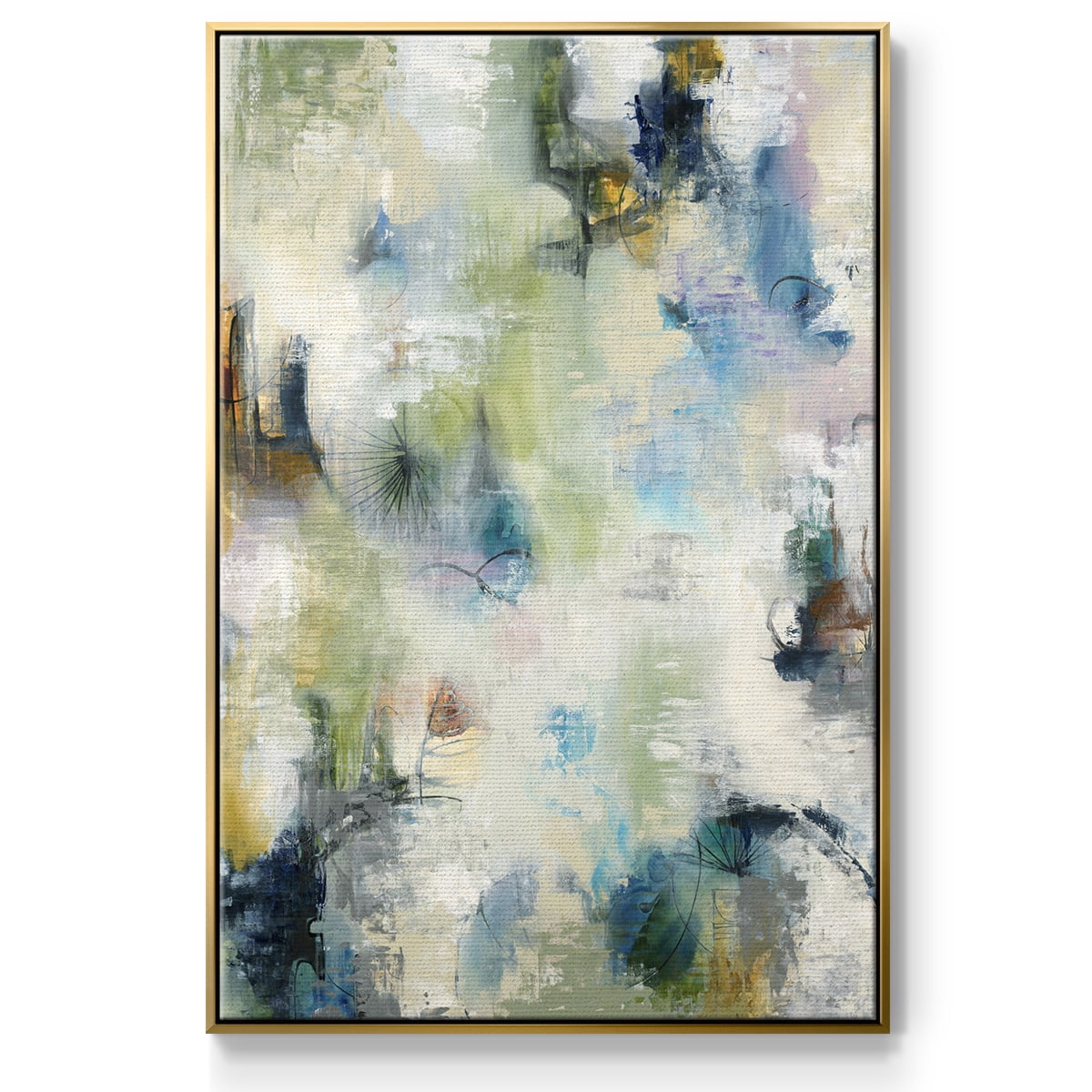 Making Magic Framed Premium Gallery Wrapped Canvas - Ready to Hang - 27 x 41 - Gold Floating Frame