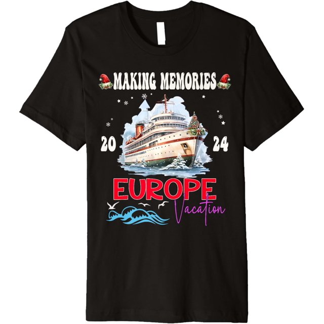 Making Memories 2024 Christmas Family Vacation Europe Trip Premium T