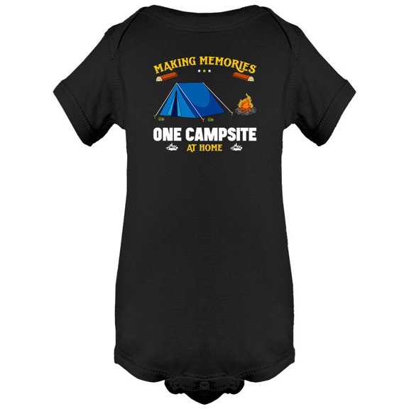 Making Memories Campsite At Home Bodysuit Infant -Image by Shutterstock,  12 Months