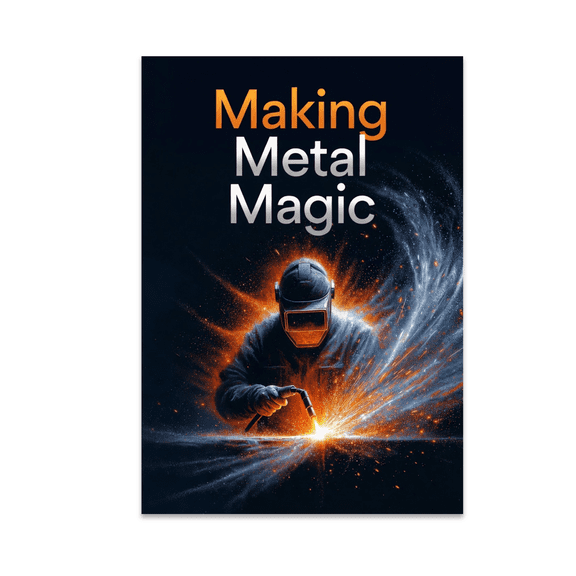 Making Metal Magic Welding Decor - Welder Enthusiast - 13x19 Poster Print