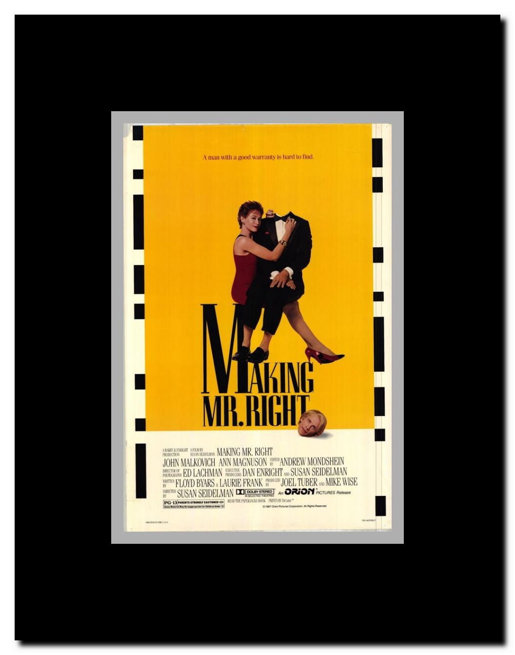 Making Mr. Right Framed Movie Poster