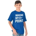 thumbnail image 1 of Making My Point Bow Hunting Season Crewneck T Shirts Boy Girl Teen Brisco Brands M, 1 of 6