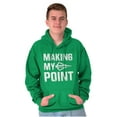 thumbnail image 1 of Making My Point Bow Hunting Season Unisex Plus Fleece Graphic Hoodie Brisco Brands 2X, 1 of 5