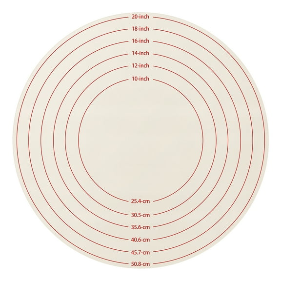 Making Pastry Cloth Large Cotton Canvas Cloth Pastry Mats Versatile Round Baking Mat Easy to Clean Pastry Cloth Non Stick Cotton Pastry Mat for Dough Bread
