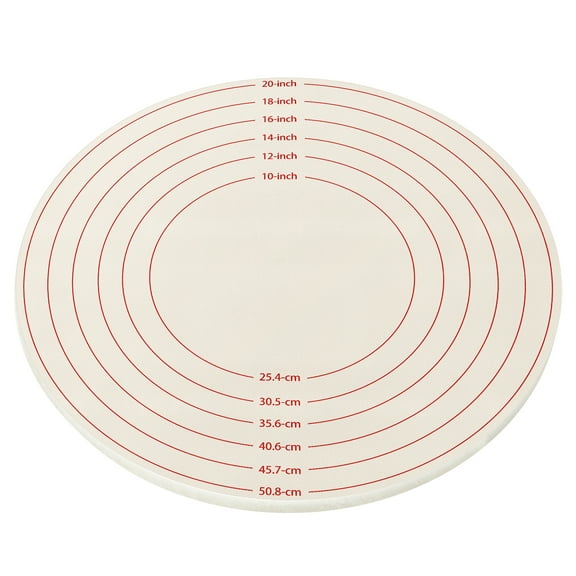 Making Pastry Cloth Large Cotton Canvas Cloth Pastry Mats Versatile Round Baking Mat Easy to Clean Pastry Cloth Non Stick Cotton Pastry Mat for Dough Bread