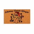 thumbnail image 1 of Making Spirits Bright Doormat, Cute Ghost Santa Design, Christmas Welcome Mat, Holiday Front Door Rug 5196 (24x72 inches) 5196, 1 of 5