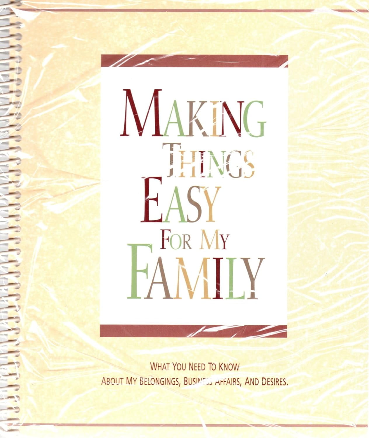 Making Things Easy For My Family