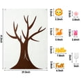 thumbnail image 1 of Laffact Making a Felt Tree Board Craft for Early Learning Handmade Toys,149Pieces/set, 1 of 5